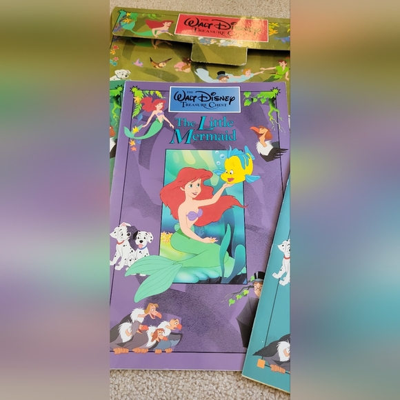 The Walt Disney Treasure Chest 1991 Book Collection Jungle Book Little Mermaid - Picture 5 of 9